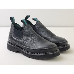 Georgia Boot Black Georgia Giant Romeo Leather Work Shoes Women's Sz 8